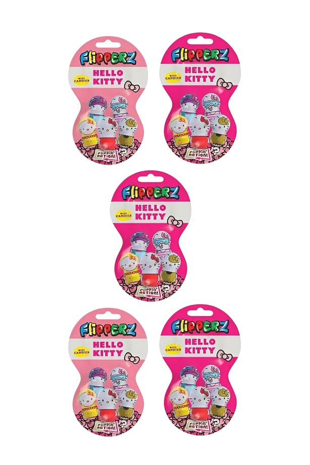 Unibon Hello Kitty Lisanslı Hacıyatmaz Oyuncak Figür Karakter Ve Şekerleme 5 Adet - 1