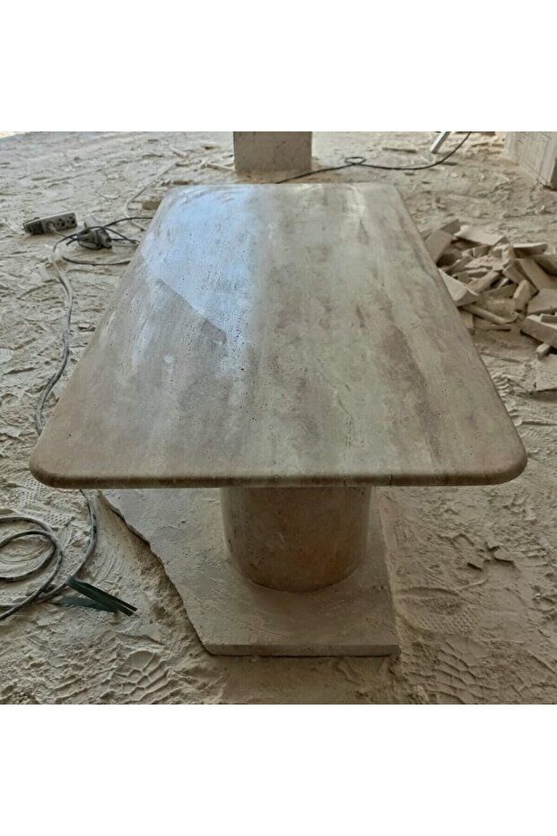 Traverten Orta Sehpa - 5