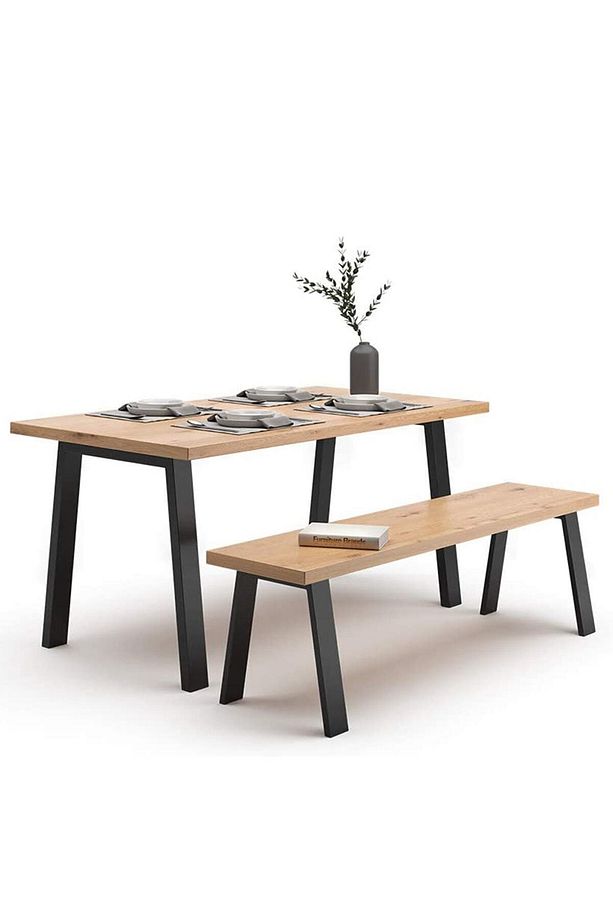 Yemek Masası- Çalışma Masası Ayağı Metal Ayak 2 Adet Ayak 72 Cm - 5