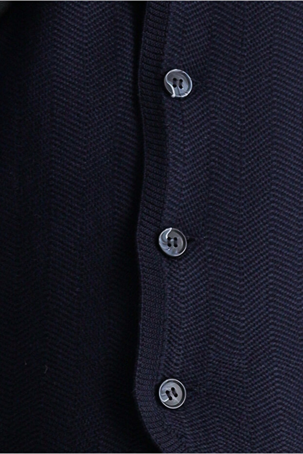 Pamuklu Triko Yelek - 5