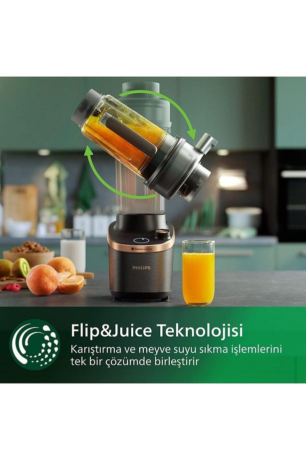 Hızlı Seçim Programları-Flip and Juice Katı Meyve SıkmaÖzellikli Blender, ProBlend Ultra Teknolojisi - 4