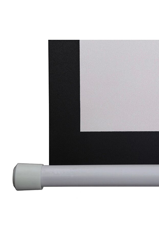 AX-18 180x180 cm Storlu Manuel Projeksiyon Perdesi (Arkası Siyah Fonlu) - 6