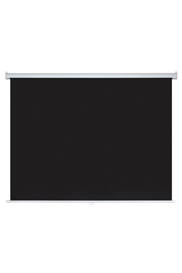 AX-18 180x180 cm Storlu Manuel Projeksiyon Perdesi (Arkası Siyah Fonlu) - 3