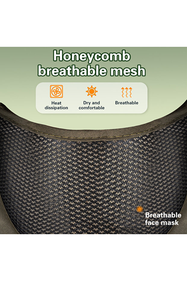 قبعة متعددة الوظائف (سوداء) - 2