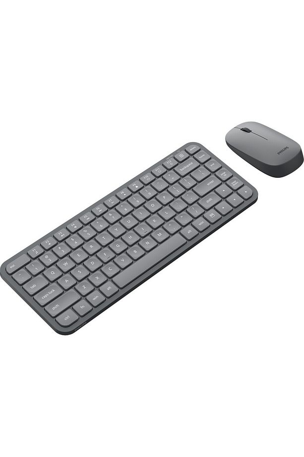 SPT6338 Kablosuz Set Wireless Set Kablosuz Klavye Kablosuz Mouse Türkçe Q Klavye ve Mouse Seti GRİ - 4