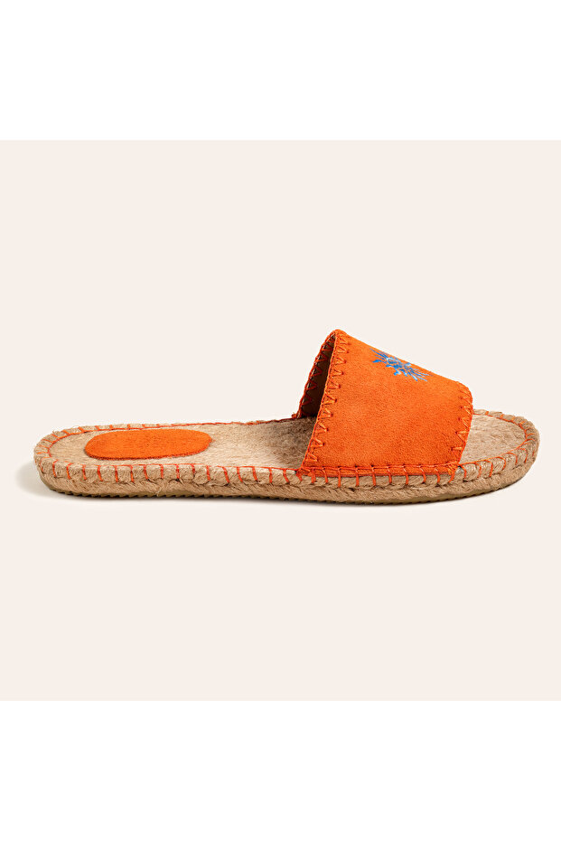 Florya Jute Slippers 37-40 Orange