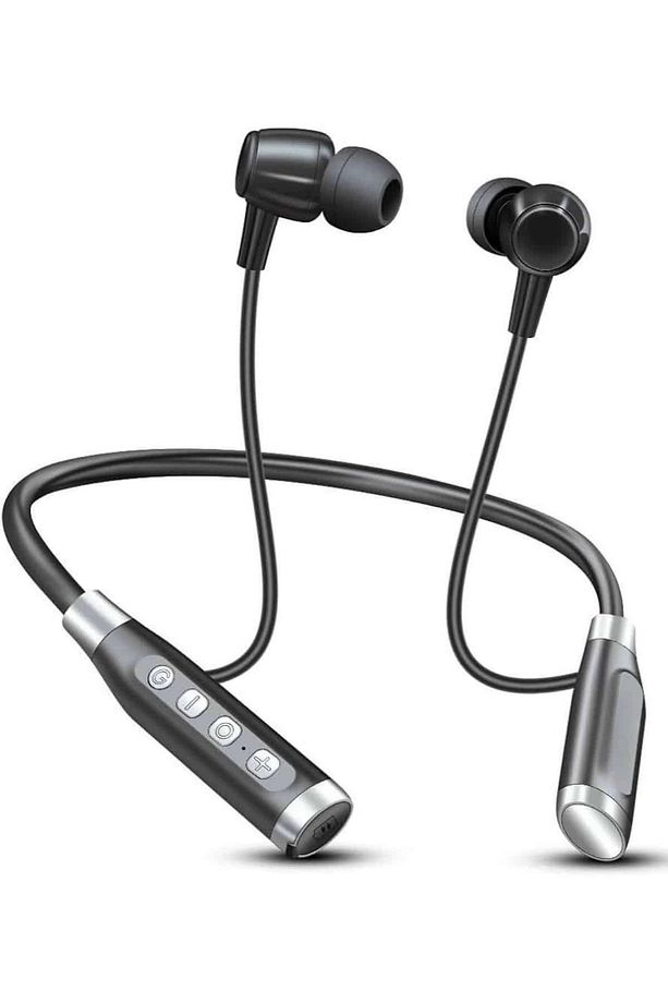 Boyun Bantlı Kulak İçi Kablolu Yüksek Ses Kaliteli Bluetooth Kulaklık - 4