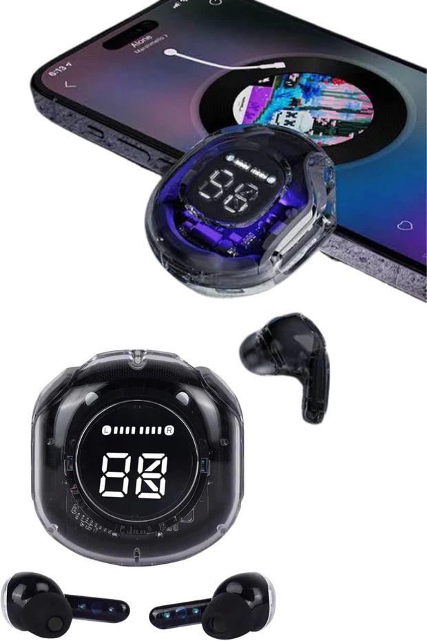 Ultrapods Led Göstergeli Oyuncu Kulaklığı ANC Destekli Bluetooth 5.3 - 3