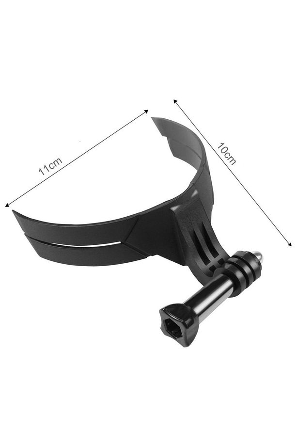 GoPro Aksiyon Kamera ile Uyumlu Kask Çene Bağlantı Aparatı - 6