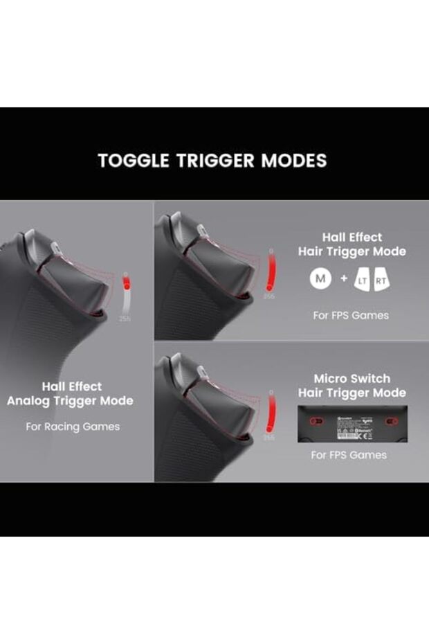 Tarantula Pro Wireless Controller for Switch/PC/iOS/Android with Charging Dock - 6