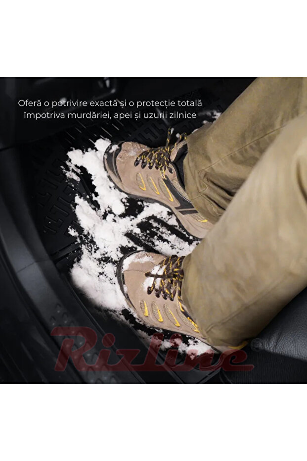 Complete set Rizline Dacia Duster 2018–2022 4x2 Prestige – Front, rear mats and trunk tray - 6