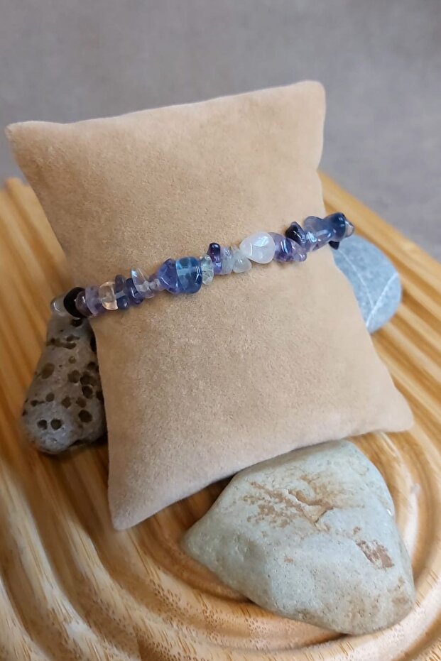 - Özlem 9422 8659 Handmade Fluorite Stone Natural Stone Women's Bracelet