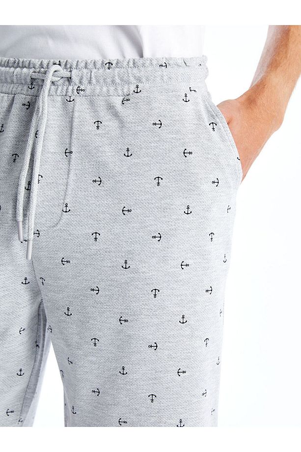 Yeni Sezon Standart Kalip Erkek Pijama Alt Sort - S50011Z8 - 1