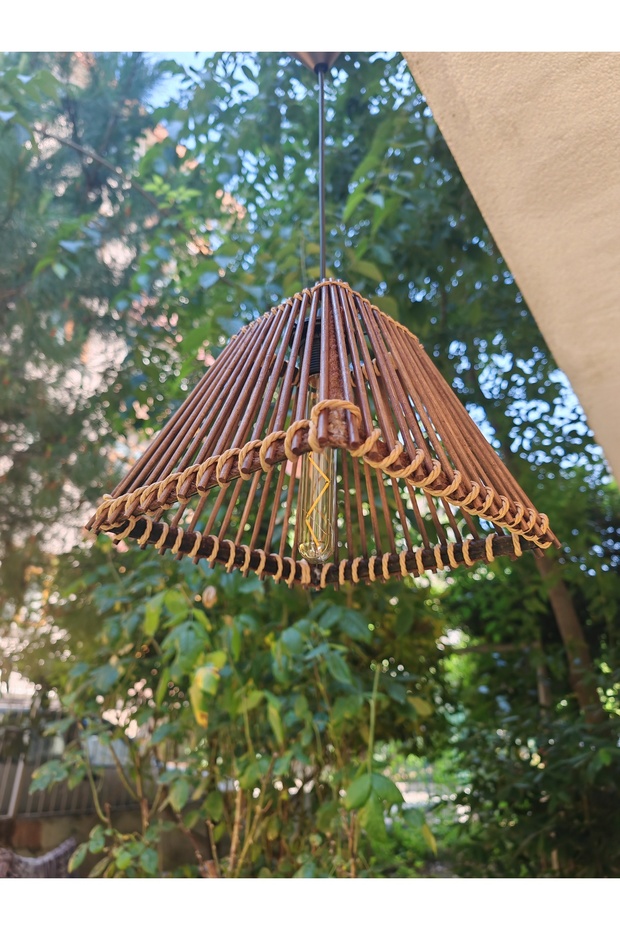 Rattan Bambu Halat Avize - 2