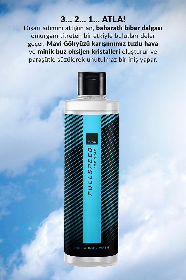 Full Speed Sky Jump Saç ve Vücut Şampuanı 250ml - 2