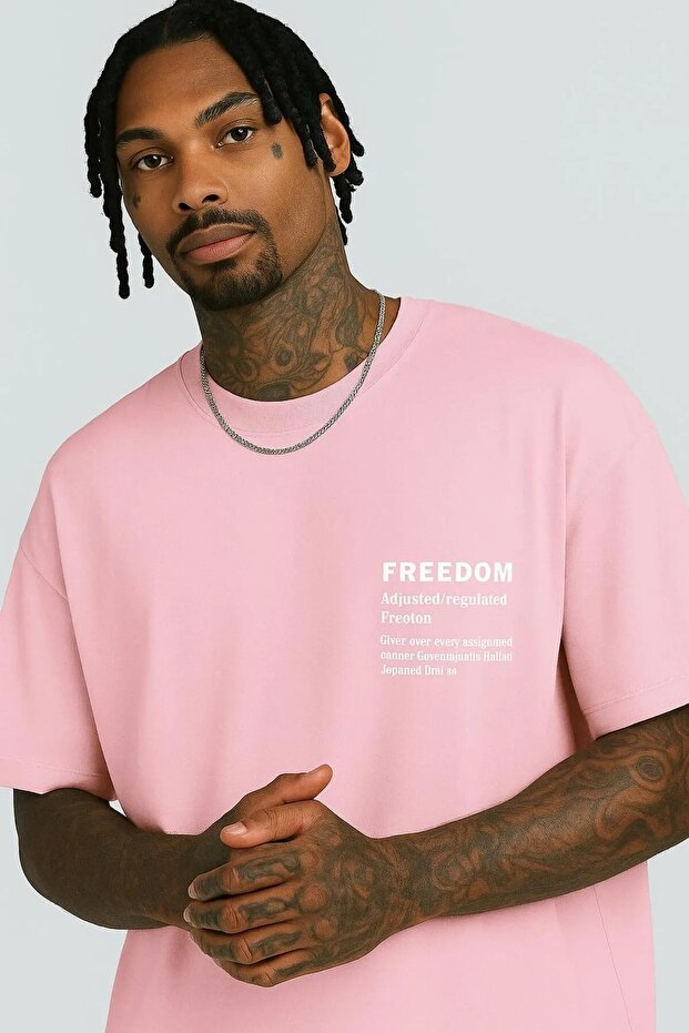 Freedoom Printed Oversize T-Shirt