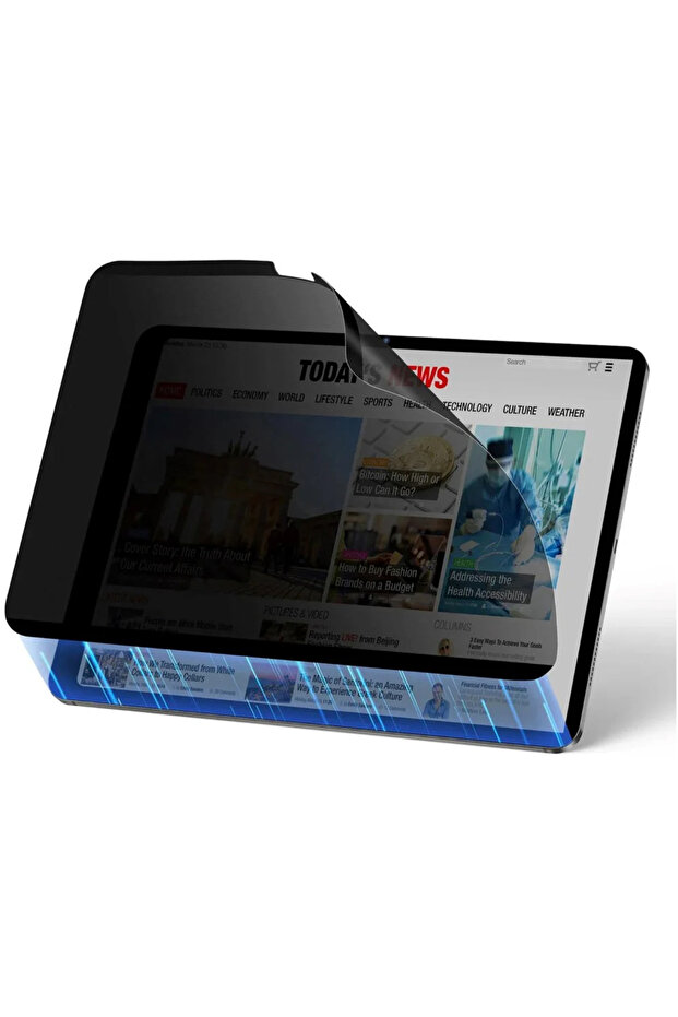 واقي شاشة الخصوصية المغناطيسي لجهاز iPad Pro 13 (2024) شفاف