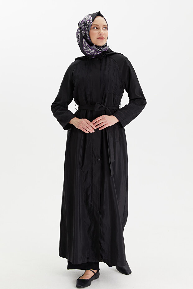 Fermuarlı Paraşü Pardösü - 2