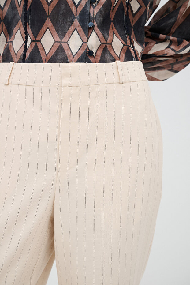 Çizgili Pantolon - 4