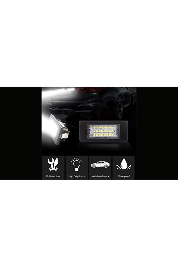 Canbus LED Number Plate Lights BMW E39 E60 E61 E90 E91 E92 E93 E81 E82 X1/ E84 X5/E70 X6/E71 - 5