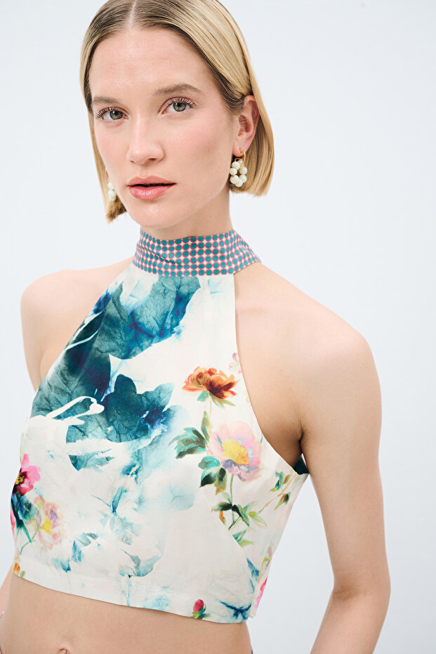 Halter Yaka Bluz - 2