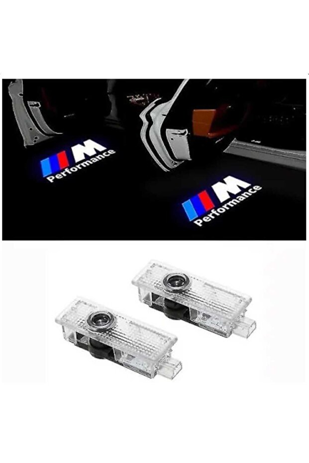 Set stopuri uși LOGO stil M BMW LED pentru uși BMW E90 E91 E92 E93 E60 E61 E85 E86 E89 - 2