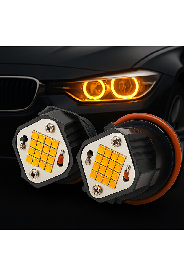 Set de 2 becuri LED de marker pentru Angel Eyes BMW 160W E83 E87 E60 E61 E53 E63 E64 E65 E66 - 4