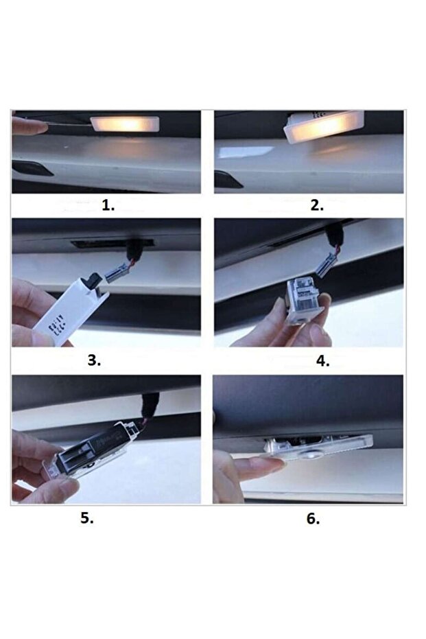 Set stopuri uși LOGO stil M BMW LED pentru uși BMW E90 E91 E92 E93 E60 E61 E85 E86 E89 - 3