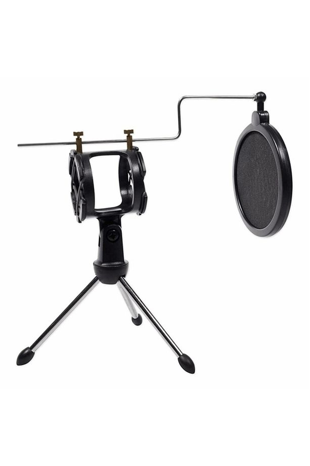 DMS10 Masaüstü Mikrofon Tutucu Pop Filtre Tripod Stand - 3