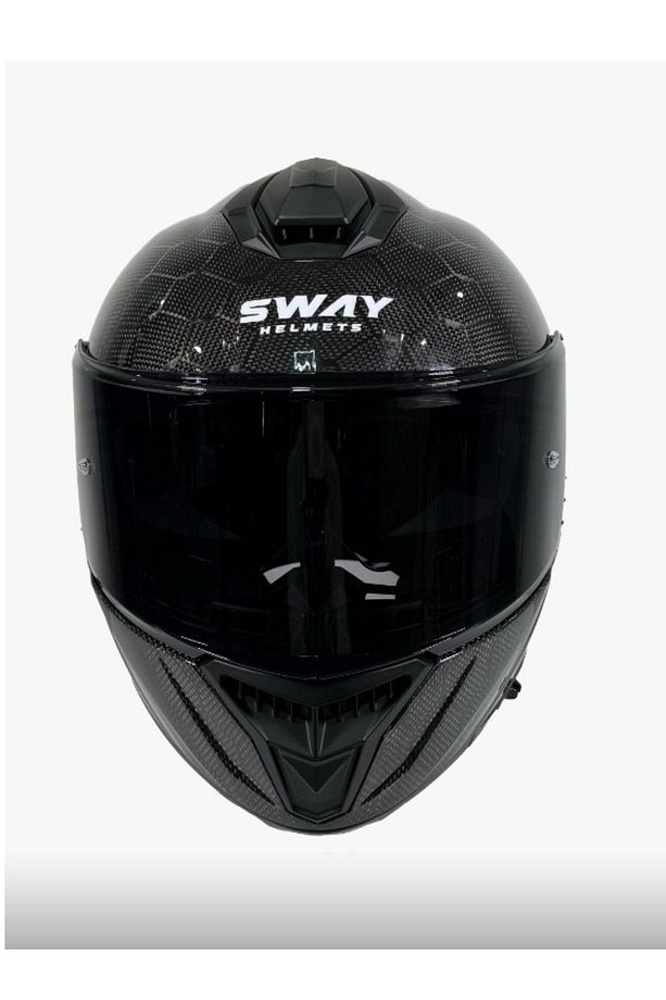 SW 861 CARBON SNAKE PARLAK Full Face Kask - 4