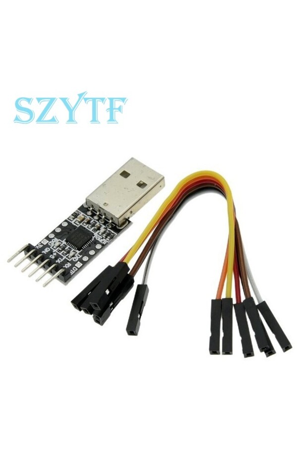 وحدة تحويل تسلسلي SZYTF CP2102 USB 2.0 إلى UART TTL ذات 6/5 دبابيس، STC Repl