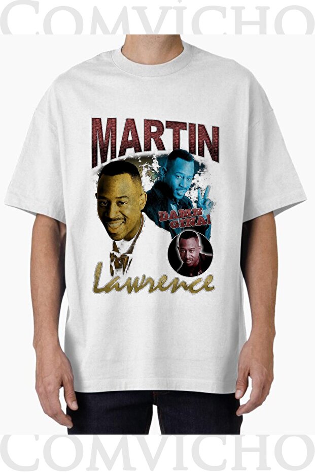 Unisex Martin V1 Design Printed Oversize T-Shirt