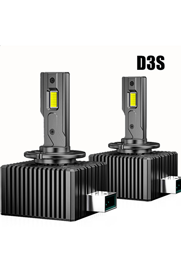 مصباح أمامي LED D3S قطعتين D2S D4S HID D1S D3S D8S مصباح أمامي LED D2R D4R لمبة 30000 لومن ضوء زينون للسيارة