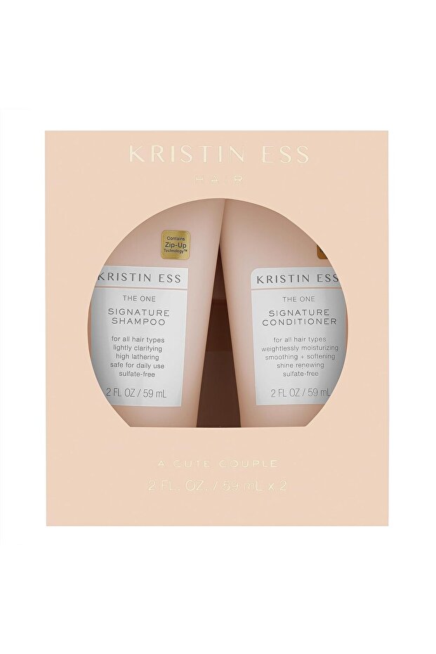 Signature Travel Size Salon Shampoo + Conditioner Set for Moisture, Softness + Shine