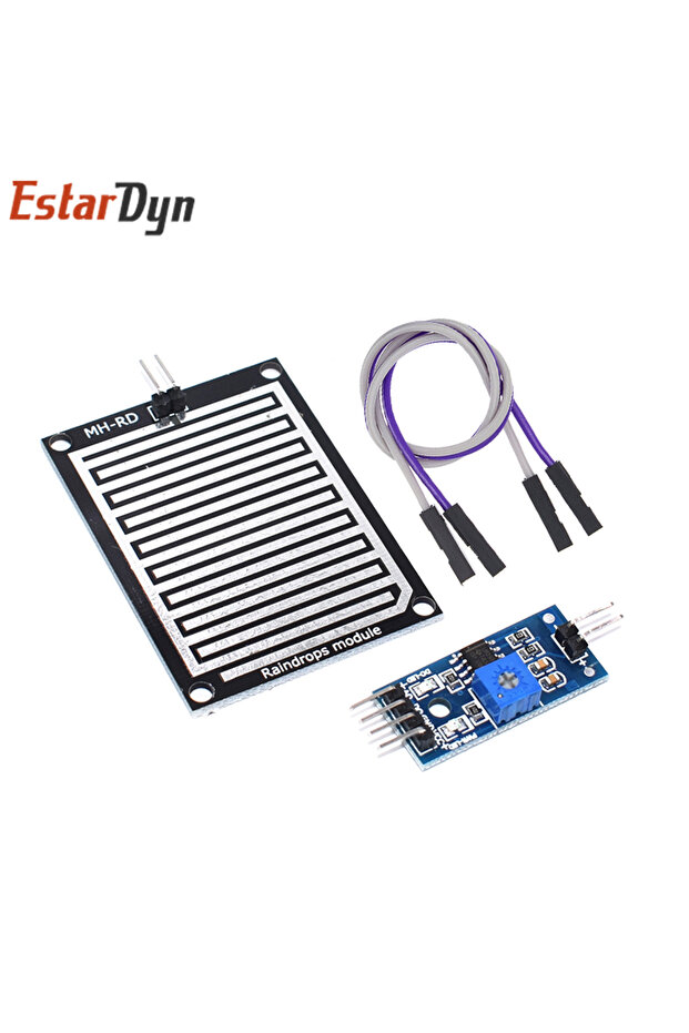 3.3V-5V Snow Raindrops Detection Sensor Module Rain Weather Module Humidity For Relay Control Module