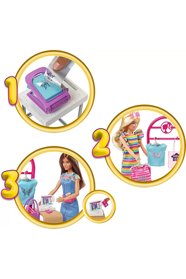 BARBIE PRINTING STORE SET - 5