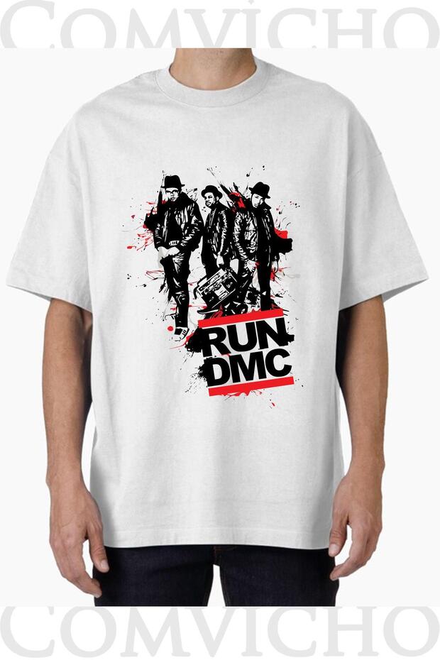 تي شيرت مطبوع بتصميم DMC V2 للجنسين