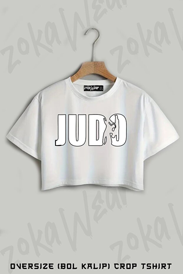 Judo Printed Oversize Crop T-Shirt