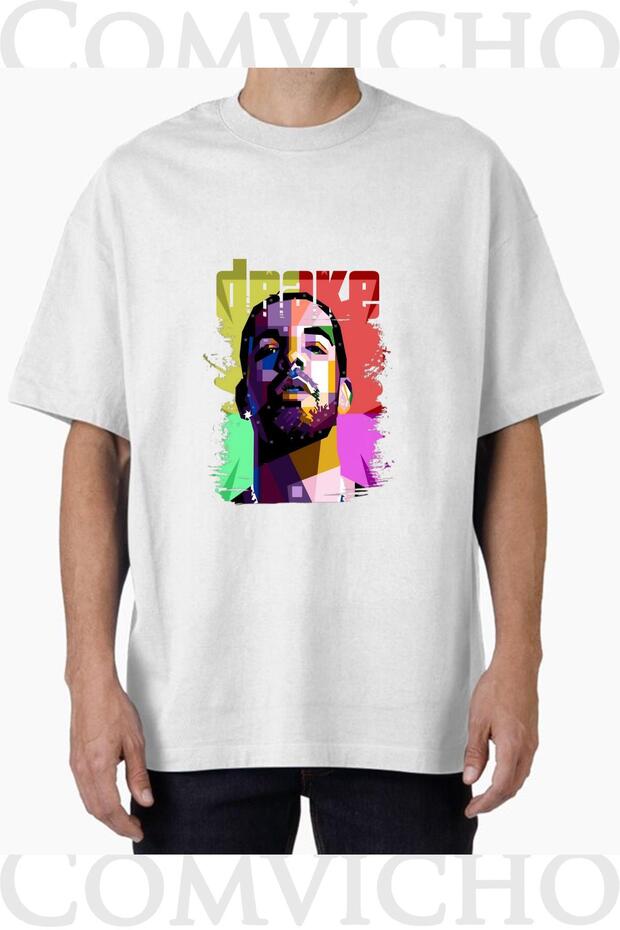 تي شيرت مطبوع بتصميم Drake v1 للجنسين