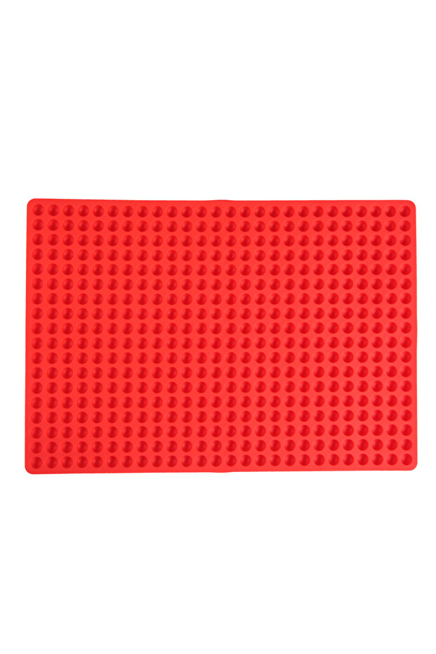 004red-قطعة واحدة 468 قالب فتحة ميكروويف نصف كروية صغيرة لغسالة المطبخ ووسادة تصريف من السيليكون الناعم