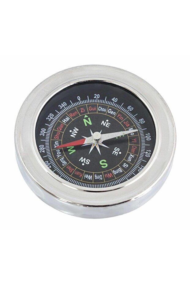 Compass, 7.5cm diameter, Silver - 3