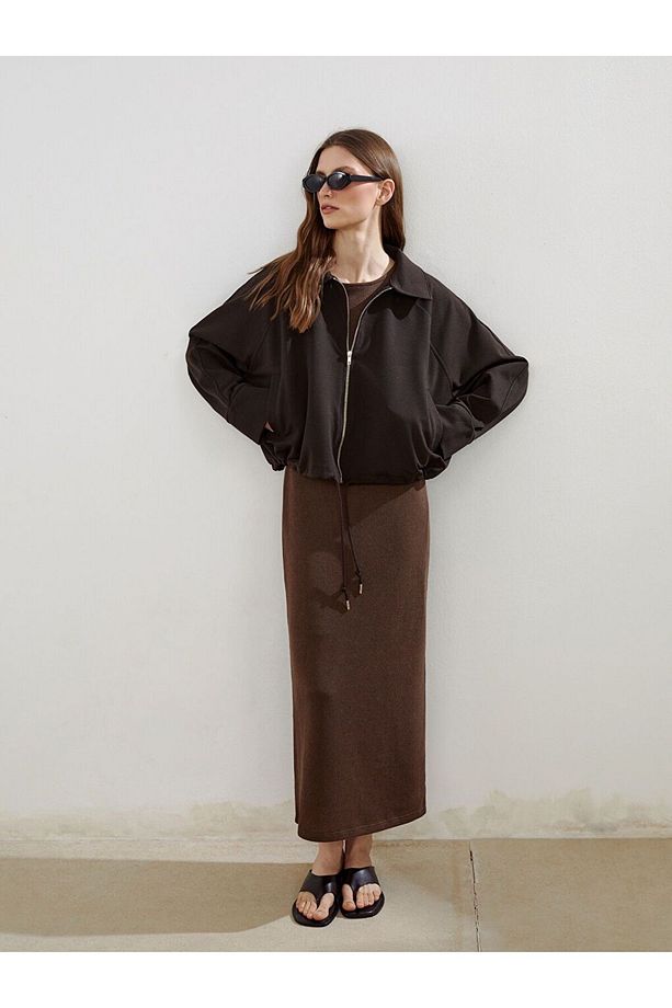 LCW Vision Gömlek Yaka Oversize Kadın Ceket - 2