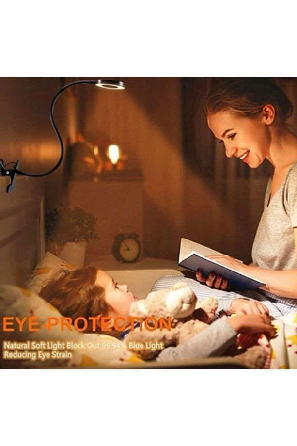 9 Mod Led Çok Fonksiyonlu Akrobat Masa Lambası Şiddeti Ayarlanabilir 3 Farklı Işık Rengi Usb Girişli - 7