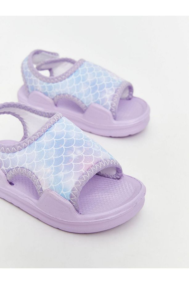 Cırt Cırtlı Kız Bebek Plaj Sandaleti - 3