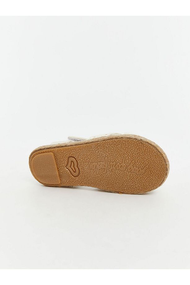 LCW STEPS Bej Çapraz Bantlı Kız Bebek Sandalet - 4