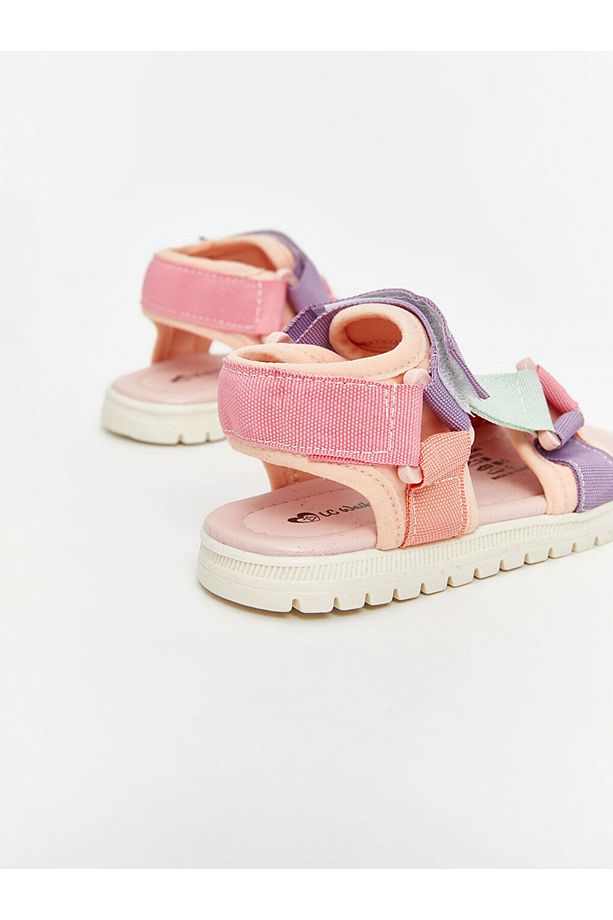 LCW STEPS Karişik Cırt Cırtlı Kız Bebek Sandalet - 5