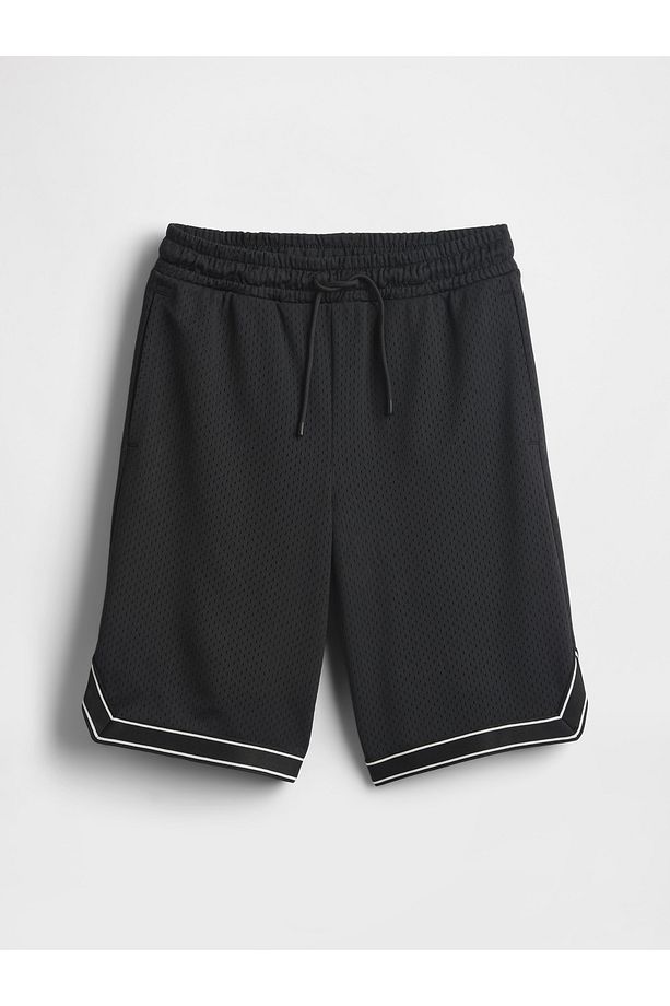 Erkek Çocuk Siyah GapFit 8.5" Mesh Pull-On Şort - 5
