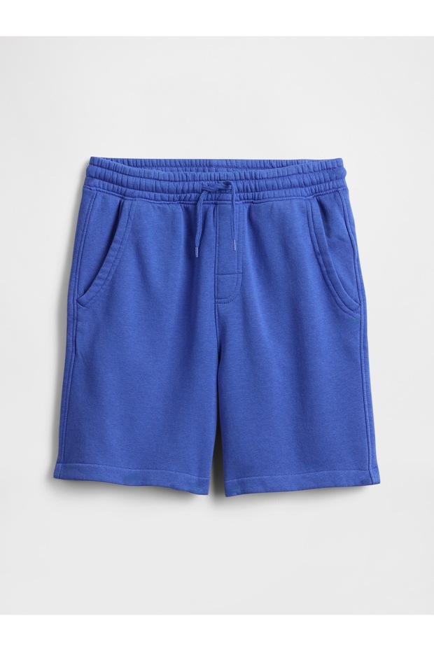 Erkek Çocuk Mavi Fleece Pull-On Şort - 1