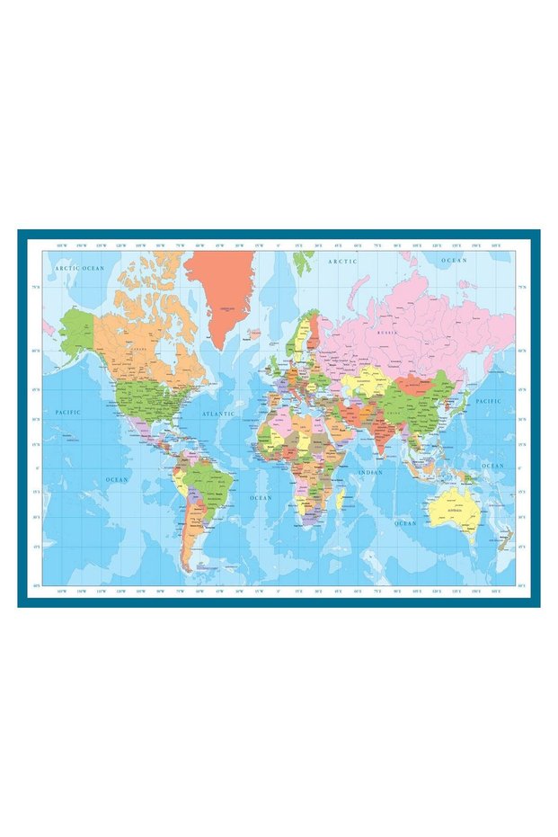 Puzzle - World Map, 1000 piese