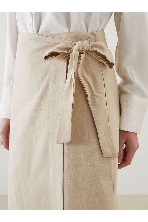 LCW Modest Dar Fit Poplin Etek - 3